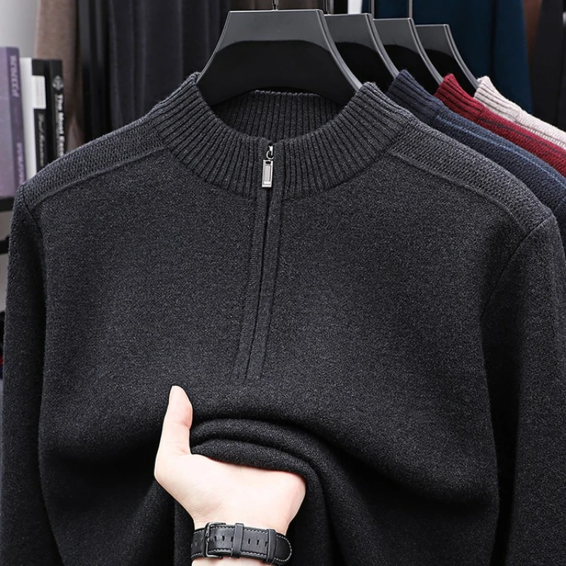 2025 Nuovo maglione lavorato a maglia caldo da uomo per l'autunno e l'inverno
