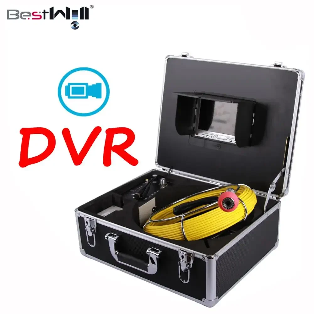 Sewer Pipe Inspection Camera CR110-7D1 with DVR, 20M to 100M Fiberglass cable