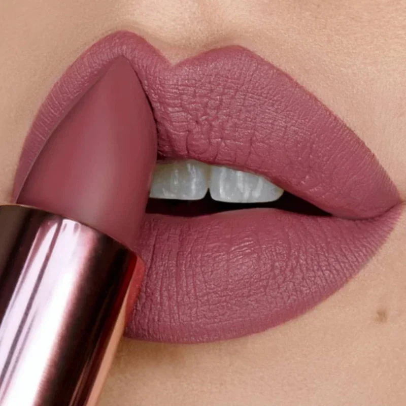 6 Colors Velvet Matte Lipstick Waterproof Long Lasting Nude Pink Lipstick Nonstick Cup Sexy Red Lipsticks Women Makeup Cosmetics