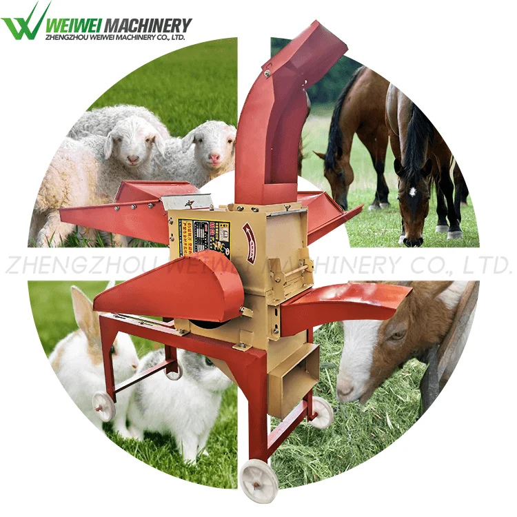 

Weiwei Feed Processing Machine Small Feed Chaff Cutter Machine Hot Sale Cattle, Sheep, Chicken and Ducks and Other Animals