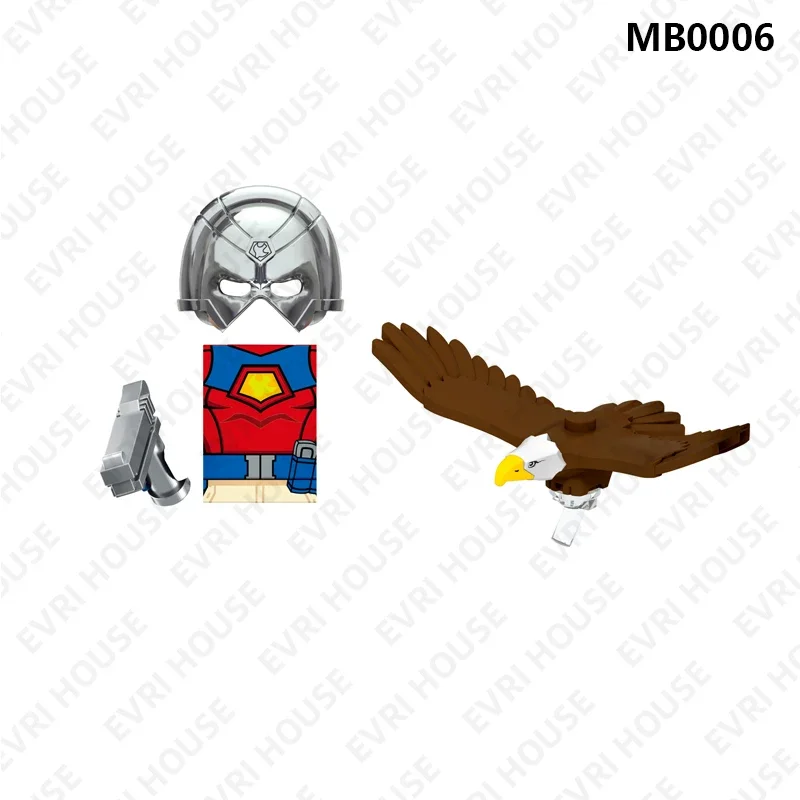 Films Mini Bouwsteen Poppen Actiefiguren Bricks Montage Montage Speelgoed voor Kinderen MB0006-0012