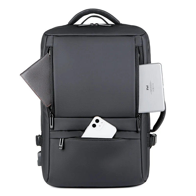 Large Capacity Multi-Function Expansion Extended Charging Waterproof Laptop Backpack Business Leisure Commute Men and Women Back