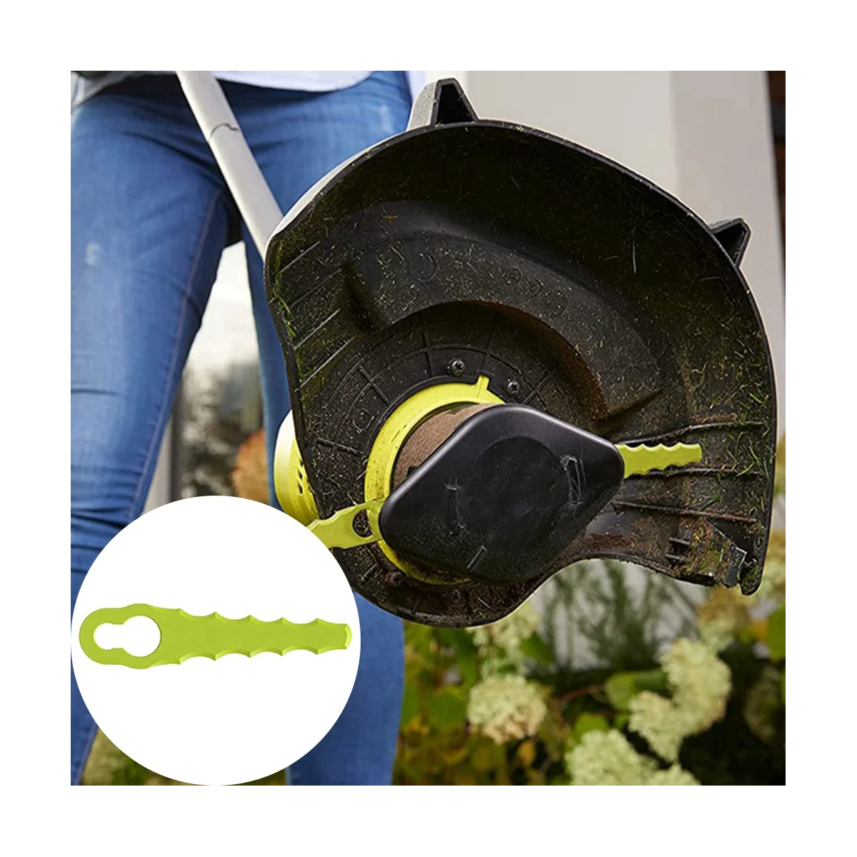 プラスチック芝刈り機交換ブレード、プラスチック、多くの場面に、20個