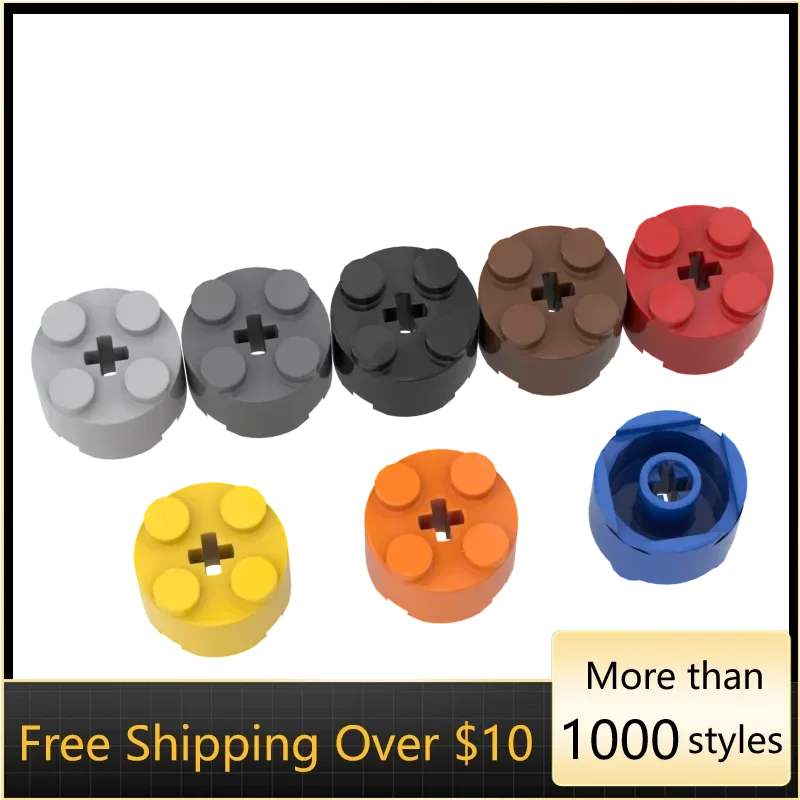 

10PCS High-Tech Assemble Particle 6143 6116 39223 3941 2x2 Cylindrical Building Blocks Kit Part Idea DIY Toys For Children Gifts