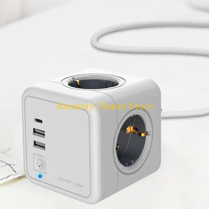 

F26C European Standard Wall Socket 86 Type Wall Outlet Multifunction Electric Wall Socket Simple Installs for Homes & Office Use