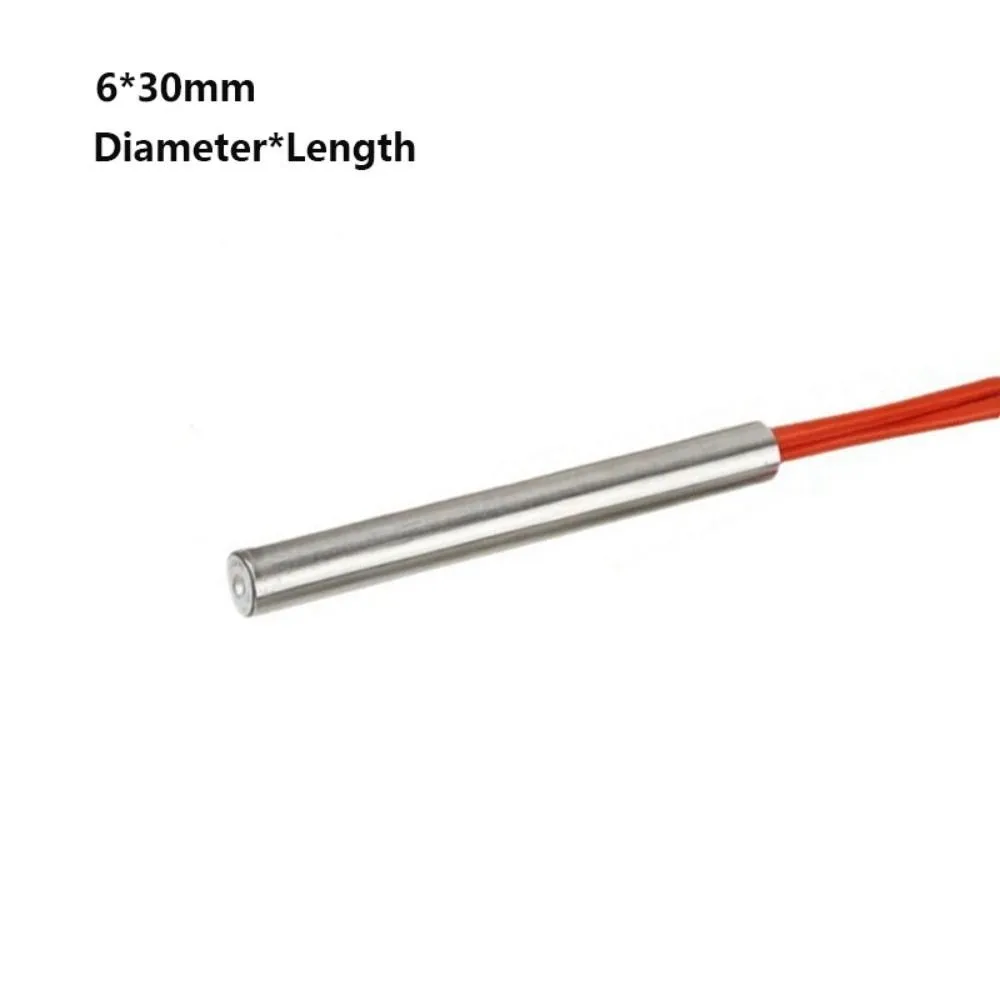 Diameter 6/8/10/12mm Electric Heating Tube Molds Single Head 60/80/120/150/200/250W Heating Tube Heating Rod Accessories 220V