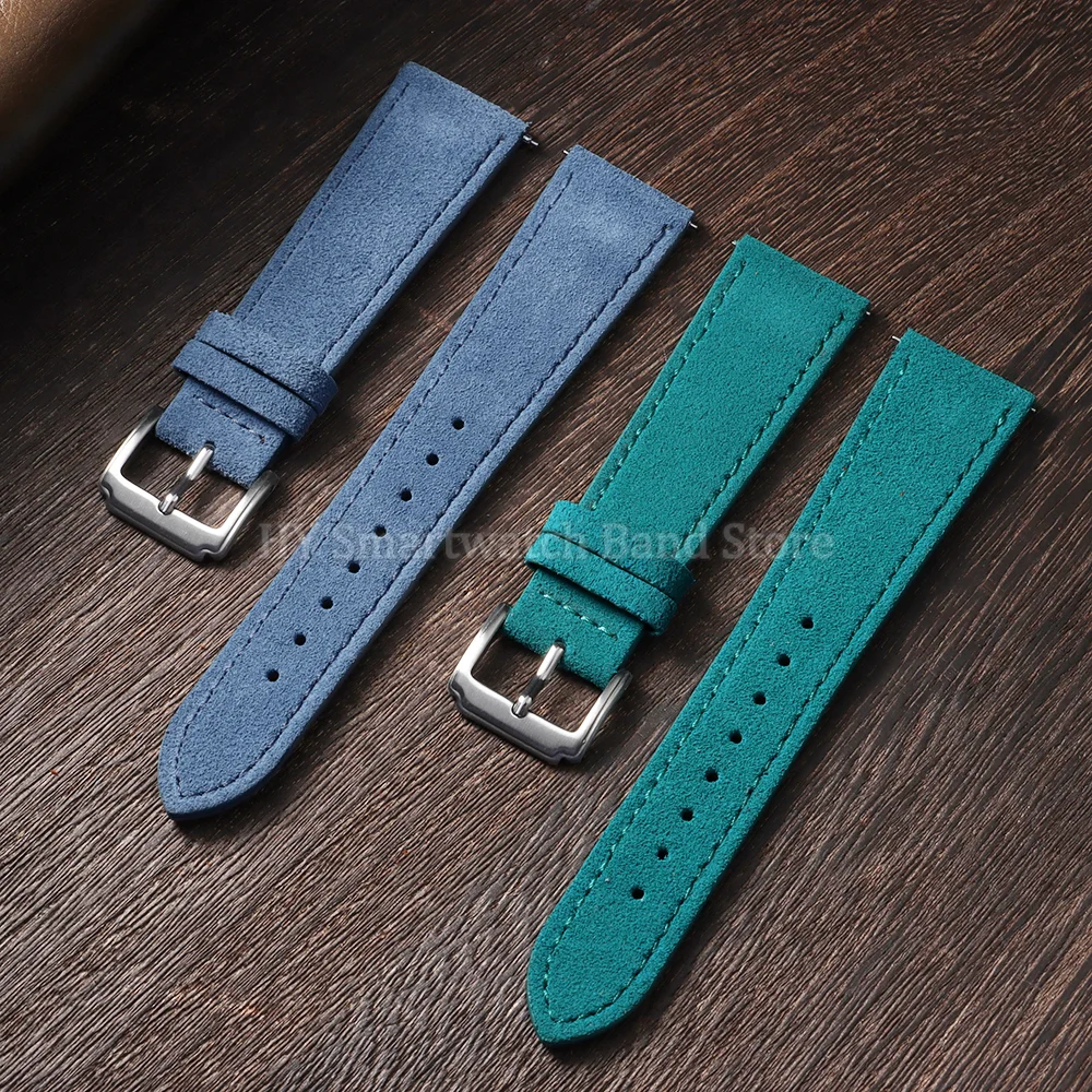 Vintage Suede Leather Strap 18 - Suede Strap Watch recension och pris