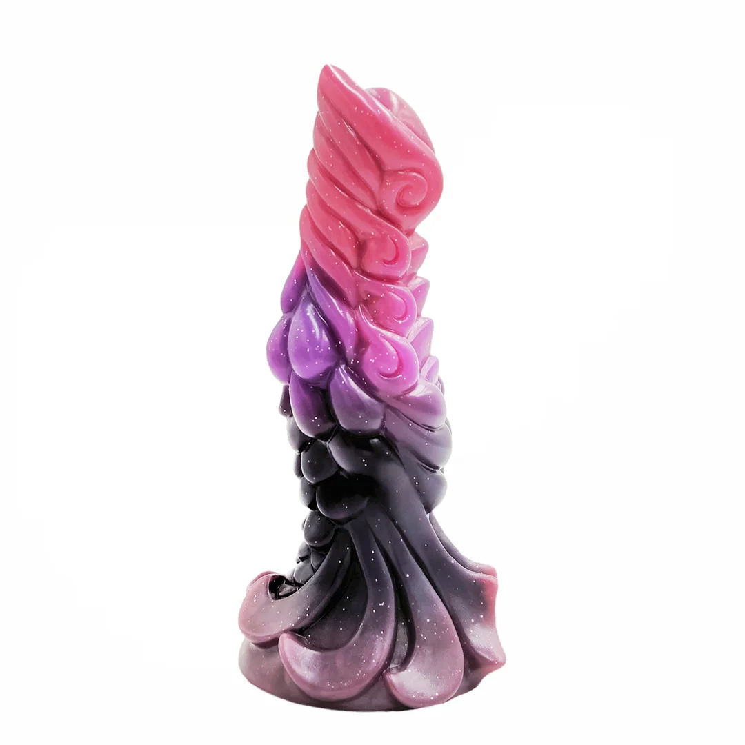 Glow-in-the-Dark Dragon Scale Dildo Animal Fantasy Anal Plug Monster Soft Adult Sex Toys G-Spot Butt Masturbator for Men Women - view 5