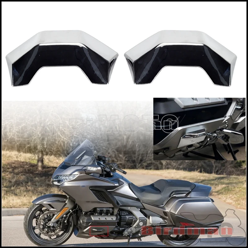 For Honda Gold Wing GL 1800 Motorcycle Chrome Front Engine Shroud Chrome Anti-Fall Bar Decorative Cover For DCT Tour 2018-2022