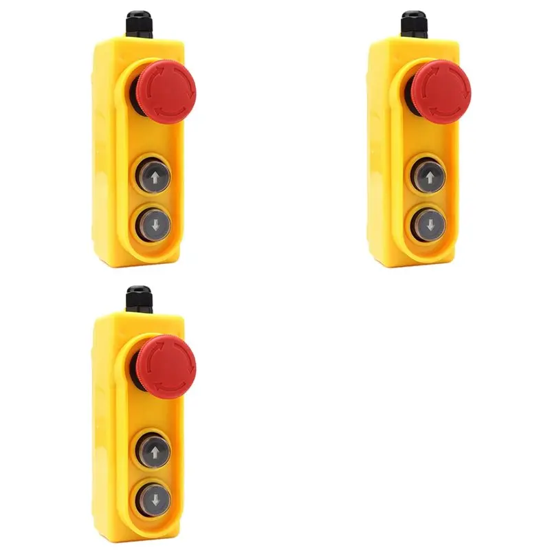 

2025 Trend 3X непромокаемая кнопка подъема, кнопка аварийной остановки, 2,2 кВт, электрический переключатель с прямым управлением, 220 В