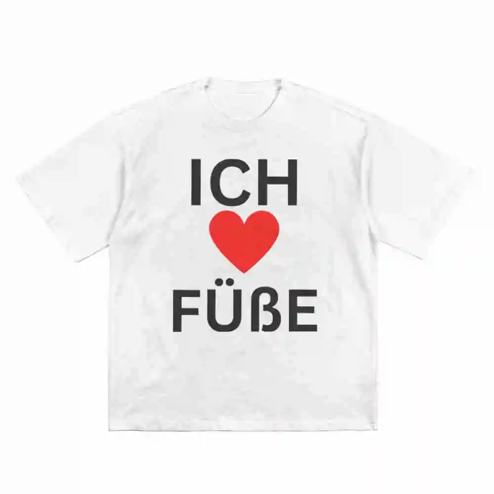 I Love Feet Foot Lover Foot Fetish Short Sleeve Tee 100% Cotton T-Shirt