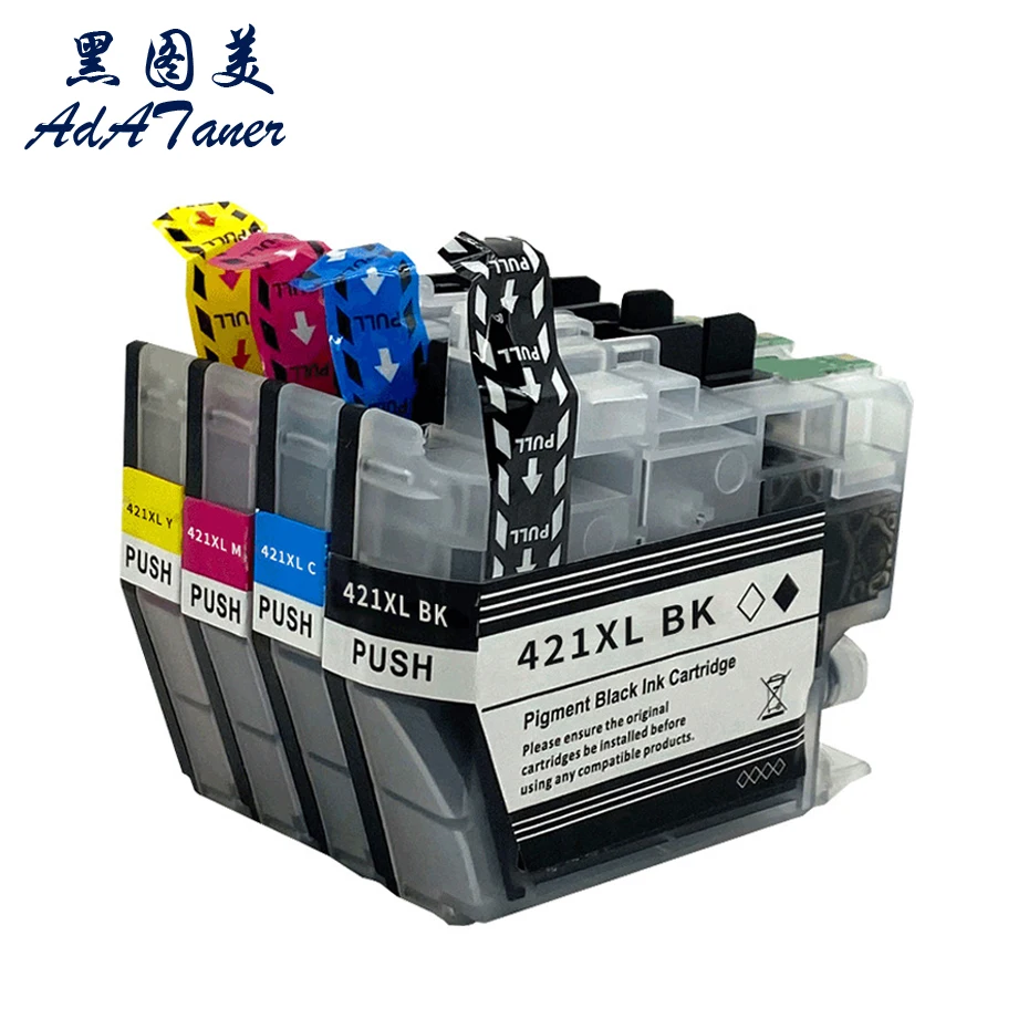 LC-421 LC421 LC421XL LC 421 Compatible InkJet Ink Cartridge For Brother  DCP-J1050DW J1140DW  MFC-J1010DW J1050 J1040 Printer