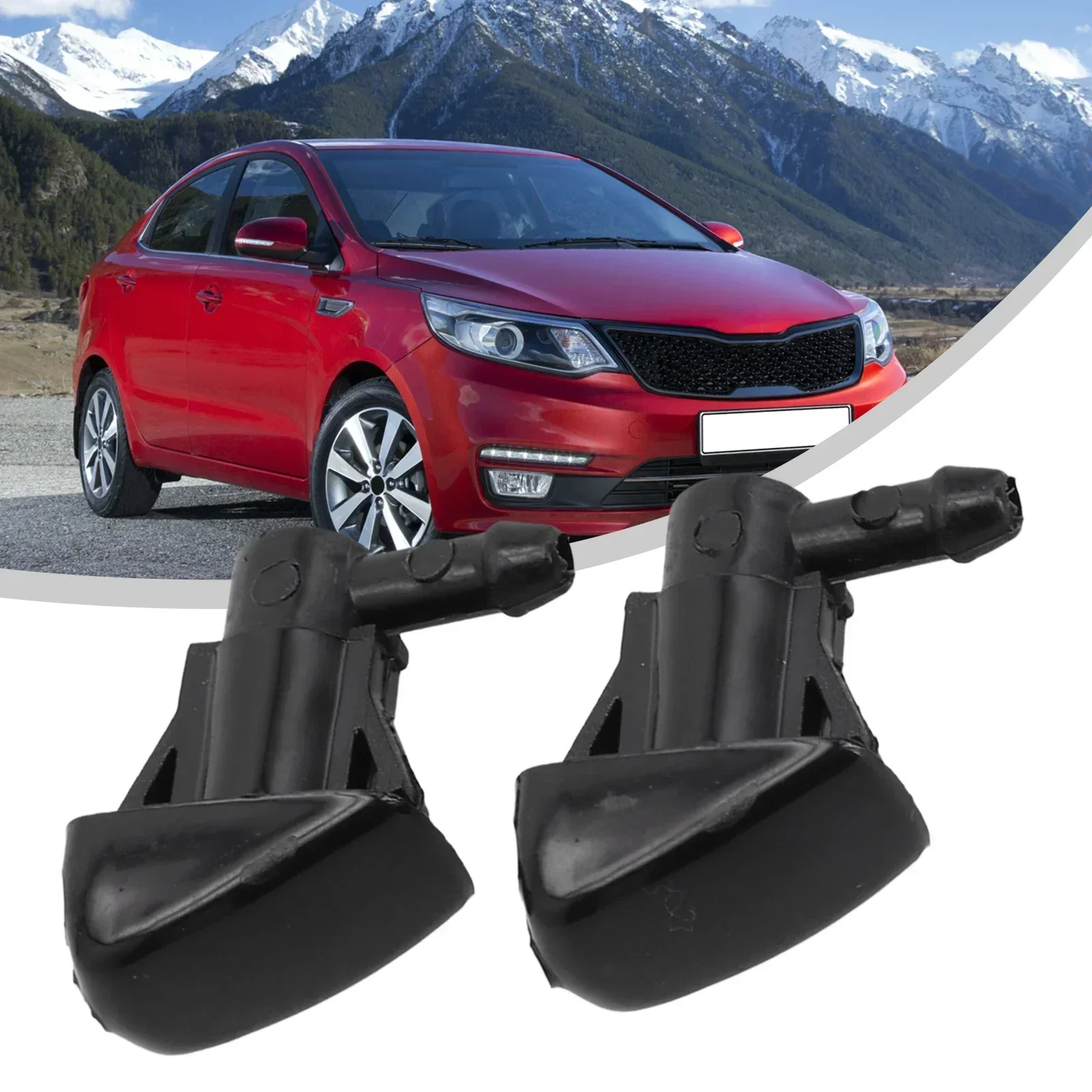 2Pcs Windshield Wiper Water Jet For Hyundai For Tucson MK1 For Entourage For KIA For Sportage MK2 JE/KM For Toyota For Corolla