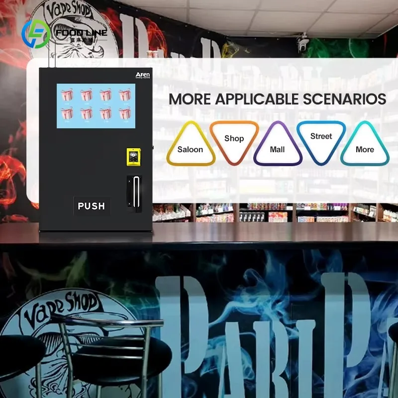 Automat sprzedający w mini rozmiarze, montowany na ścianie, z czytnikiem identyfikatorów, na sprzedaż automatów mini.