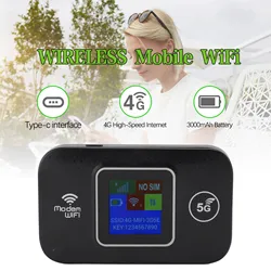 4G LTE Portable WiFi Wireless Router USB Powered 300Mbps High Speed Sharing Up to 10 WiFi Devices 4G Mobile WiFi for Europe