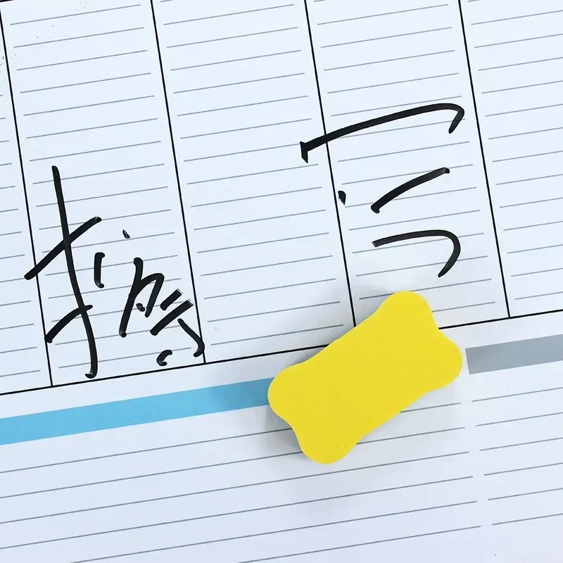 Calendário Magnetic Whiteboard for Fridge, Dry Erase, Home Planner, Memo Message Board, Kid's Course, A3