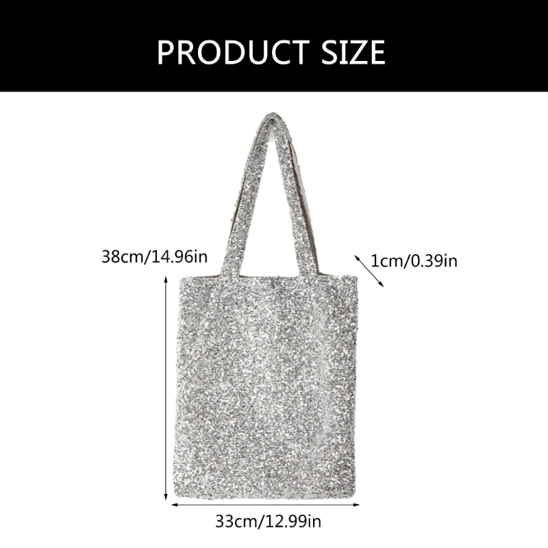 Women Large Capacity Shoulder Bag Fashion Handbag Armpit Bag for Daily