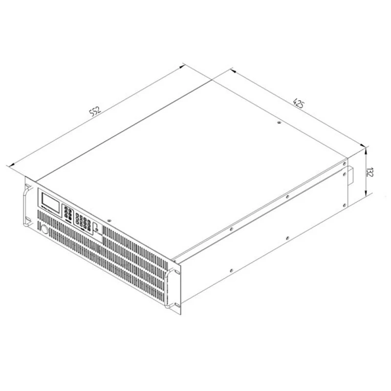 Laboratory Power Supply 400V 25A Adjustable DC Power Supply RS232/RS485 High-power 10000W Programmable Switching Regulator