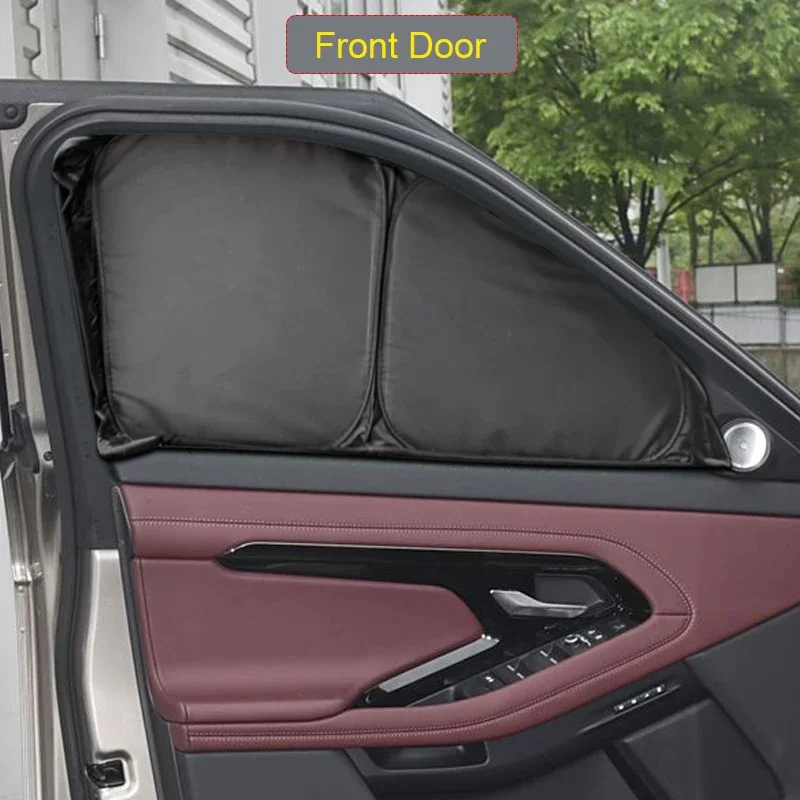 

Car Black Windows Privacy Sunshade Anti-UV Heat Insulation For LAND ROVER RANGE ROVER EVOQUE 2015-2026 Protect Cover Accessories
