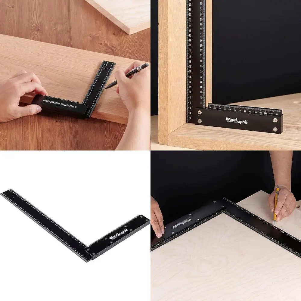 

450mm Square Metric CNC Measuring Tool for Long Furniture Layout and Workshop Precision