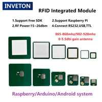 YRM100 Module UHF RFID reader Module USB Writer TTL 1-5.5dbi Antenna Integrated RFID Card Reader Writer Access Control System 4
