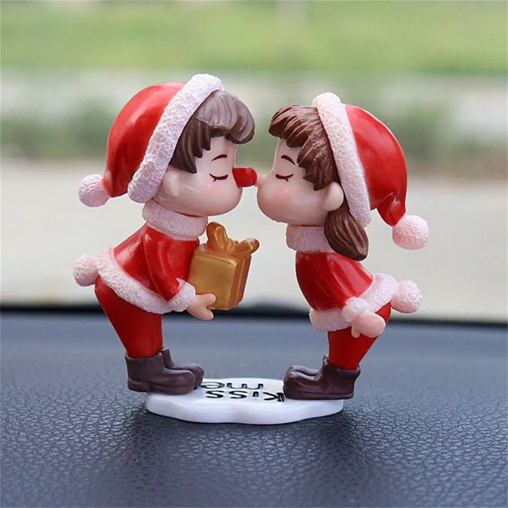 

Center Console Girls Gifts Action Figure Anime Couples Car Ornament Cartoon Couples Model Dashboard Figurine Car Decoration