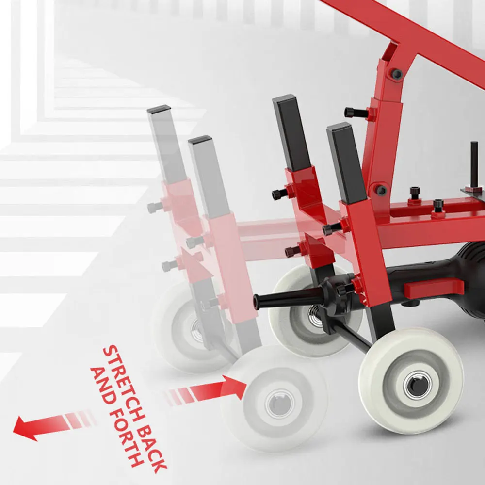 Hand push installation concrete floor  slotting machine Cement Road cutting machine Slotted auxiliary bracket