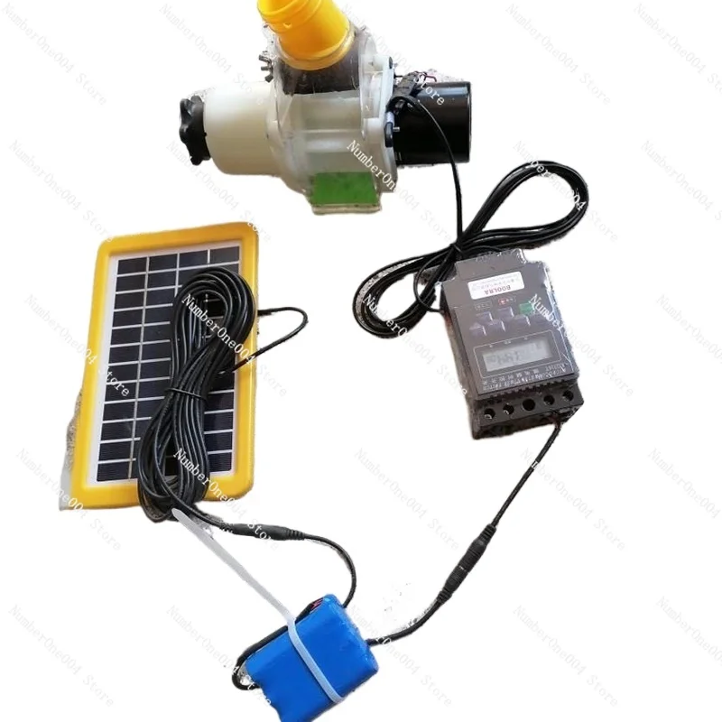 Chicken Duck and Goose Breeding Artifact Fully Automatic Solar Timing Feeder Remote Control Equipment Automatic Feeding