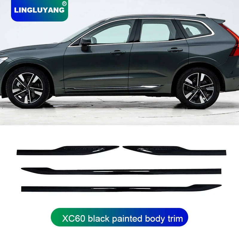 

Chrome Trim For Volvo XC60 2018 2019 2020 2021 2022 2023 2024 2025 2026 Accessories Side Door Car Body Molding Cover 4pcs/set
