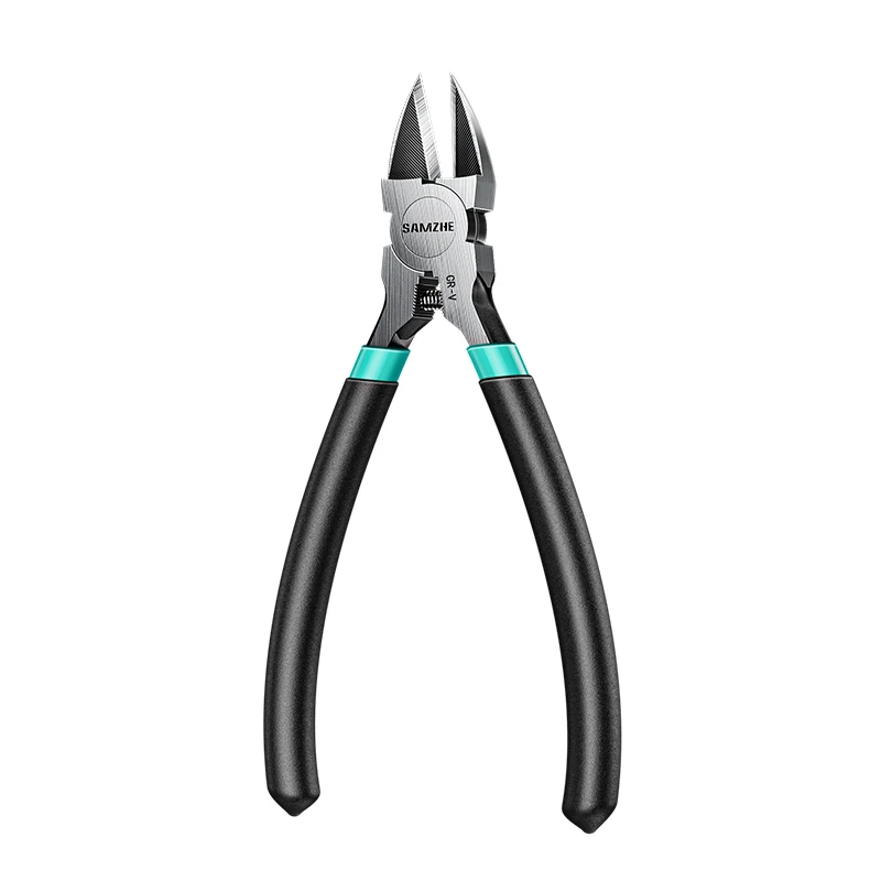 SAMZHE Tang Multifunctioneel gereedschap Elektrische draad Kabelscharen Snijden Zijkniptang Flush RVS Nipper Handgereedschap