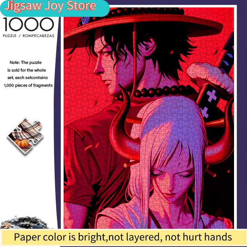 

Пазл с изображением персонажей аниме (1 шт.), посвященный Эйсу и Ямато. Футболка с изображением знаменитой позы Ace и логотипом, 1 шт.