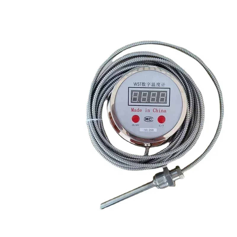 Industrial Boiler Electronic Thermometer Digital Thermometer Water Temperature Sensor Detector Gauge 10M Wire with Probe