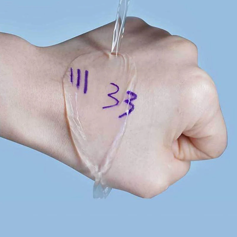 1 قطعة قلم تحديد وشم الحواجب مع مسطرة تجميل دائم أبيض مستلزمات Microblading جراحية معقمة #4