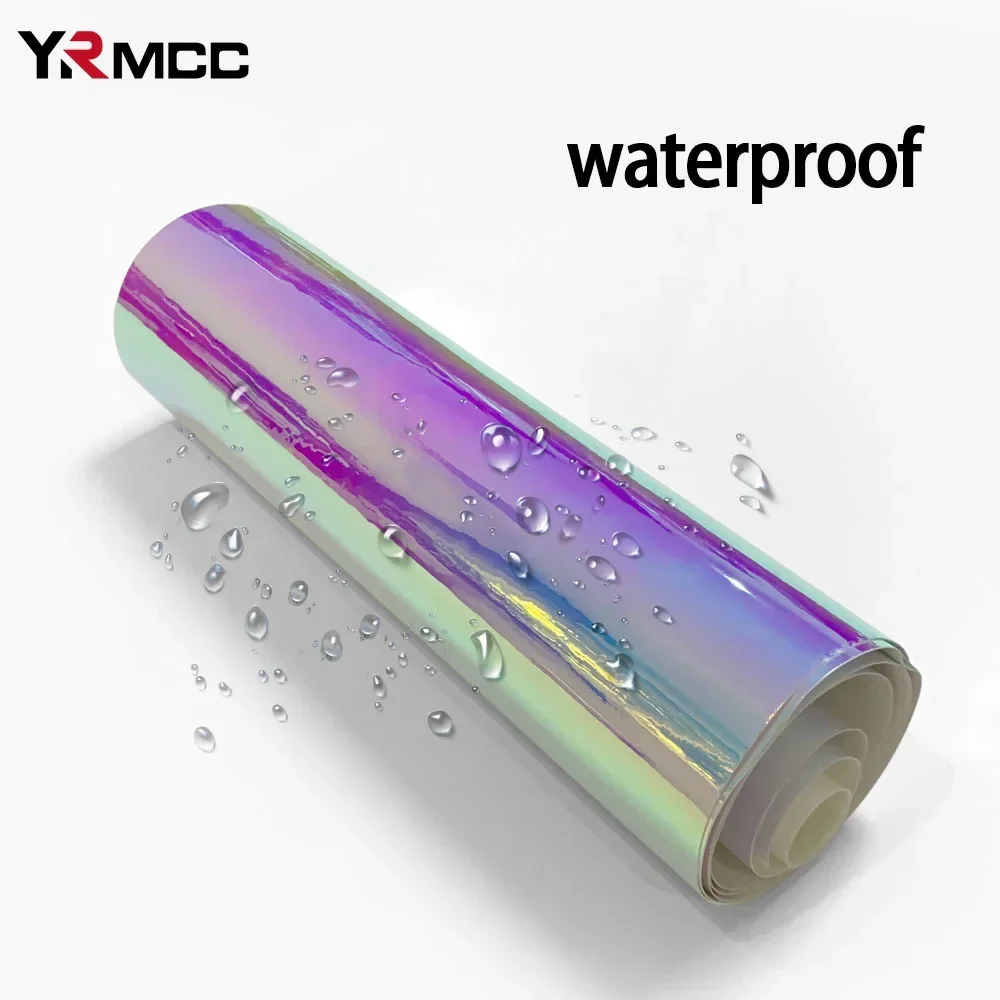 Motorcycle Sticker Rainbow Chrome Auto Tuning Glossy Car Body Film Anti-scratch Vinyl Wrap Waterproof Covers for Car Accessories