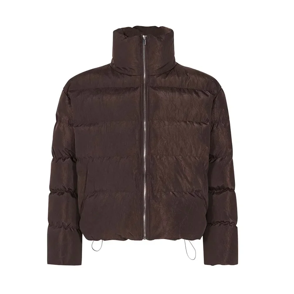 Veste matelassurera à col montant pour hommes, Parka d'hiver chaude, Streetwear Hip Hop, Veste respirante, Vêtements d'extérieur chauds coréens, Made Extreme