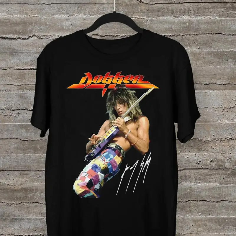 Nueva camiseta negra de la banda George Lynch DOKKEN de todas las tallas S 5XL SS16