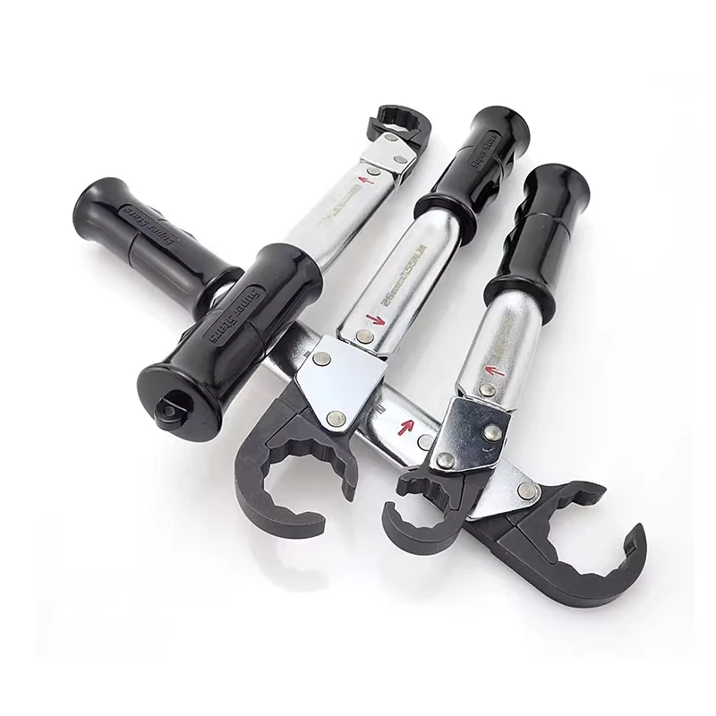 Picture 3: ST-02-L Refrigeration Air Conditioning Special Ratchet Torque Wrench Copper Cap Bell Mouth Torque Wrench Open Wrench