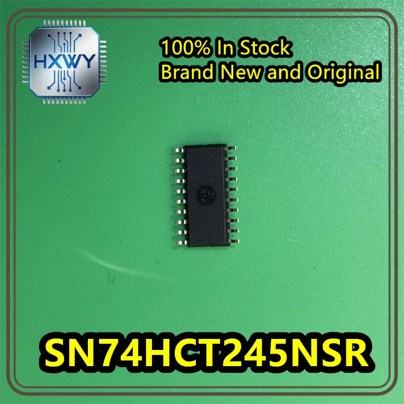 (5/50 Pieces) SN74HCT245 SN74HCT245NSR HCT245 SOP20 Tri-state Output Eight-channel Bus Transceiver Chip. Brand New, Original
