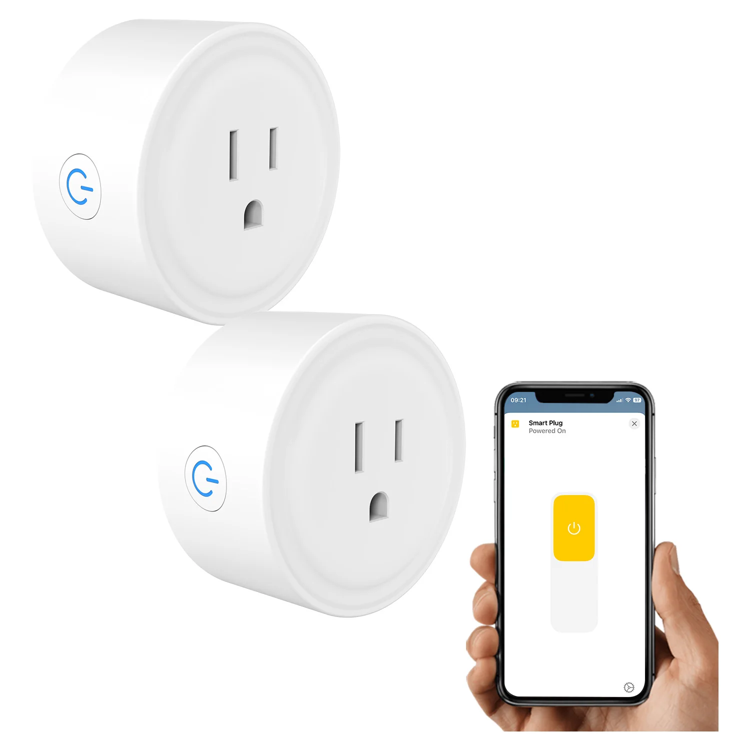 

Умная Wi-Fi розетка Homekit US 16A с мониторингом энергопотребления и таймером, дистанционное управление, совместима с HomeKit, Alexa и Google Home