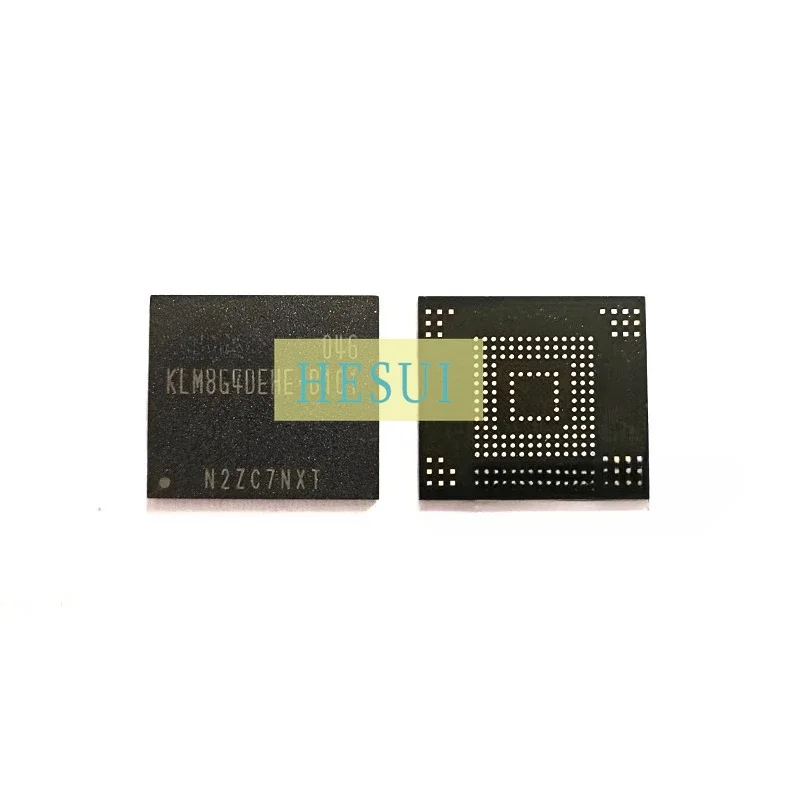 Used&Not NEW&Send after Measure KLM8G4DEHE-B101 EMMC random access memory 153BGA disassembly test, memory IC