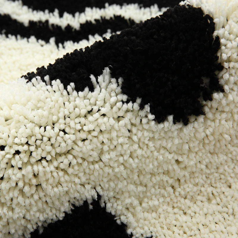 

Cream Style Carpet Bedroom Bedside Blanket Imitation Cashmere Bay Window Long Mat Trendy Style Living Room Coffee Bar Floor Mats