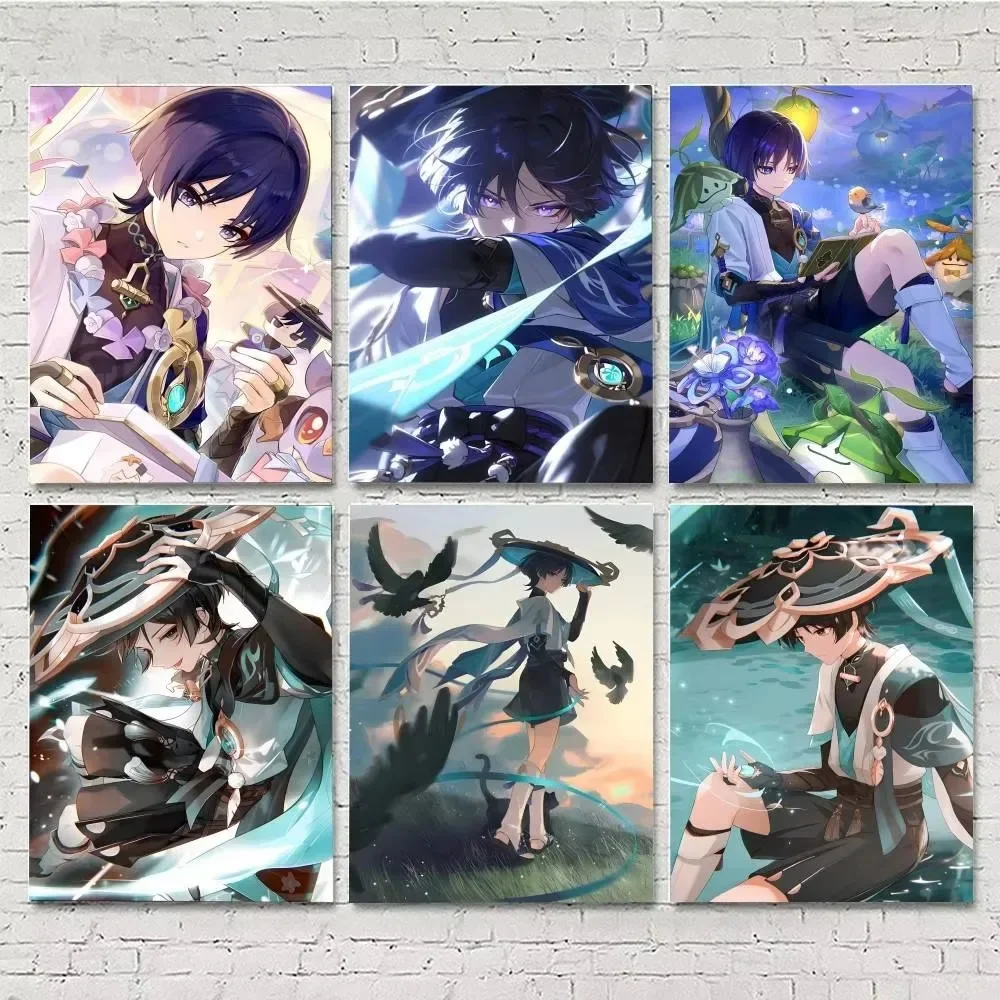 Diamond Painting Anime Game Genshin Impact Wanderer Mosaic Handmade Artwork Round/Square Diamonds Exquisite Gift Home Decor