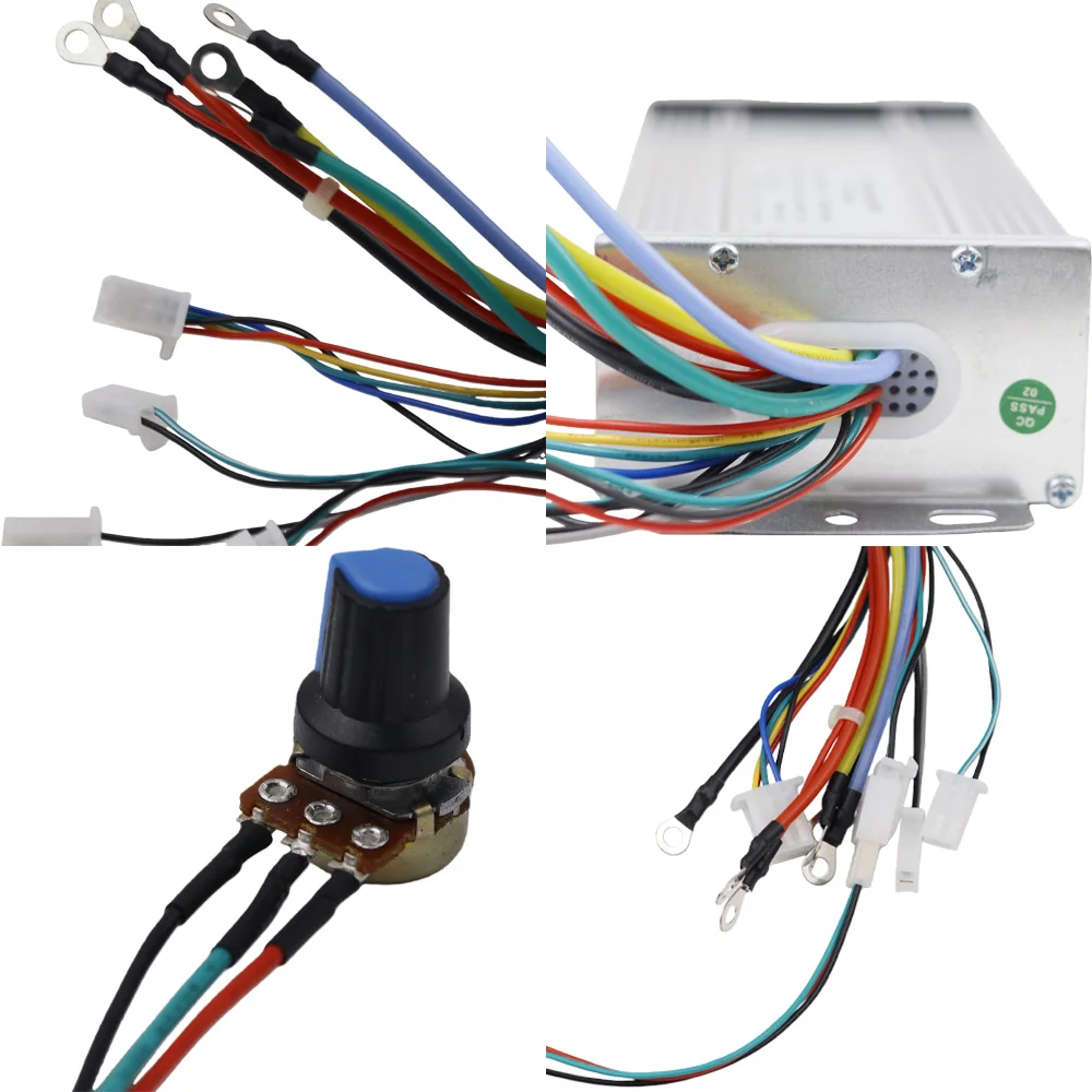 40A 1800W High Power Brushless Motor Controller, Wide Voltage 12V-24V 24V-48V DC for Lawn Mower&Marine Thruster,ESC Speed Driver