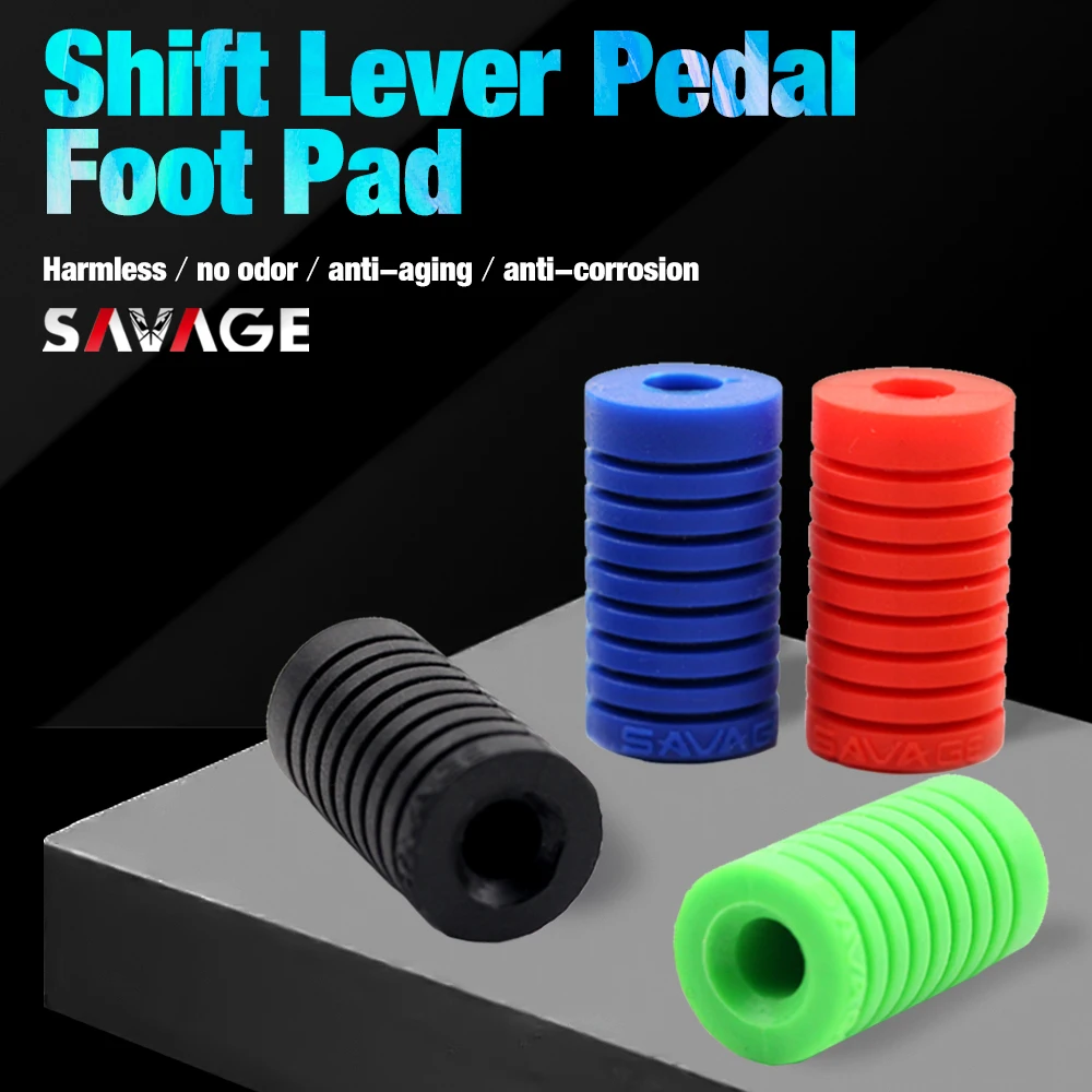 Universal Motorrad Schalthebel Schalthebel Fuß Pad Pedal Gummi Abdeckung Moto Starten Fußrasten Pad Motorrad Zubehör