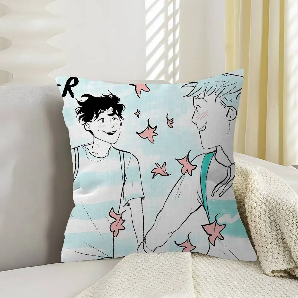 Love Heartstoppers Cute Personalized picture text home decorative pillows Household Gifts 45x45cm
