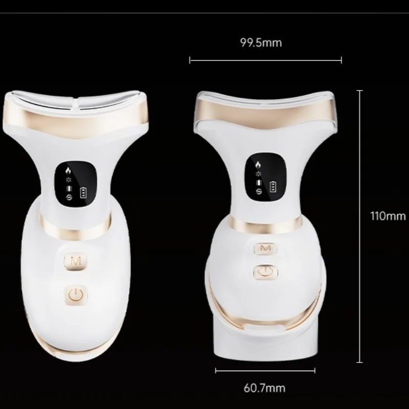 المحمولة الرقبة عنق الرحم مدلك مكركرنت أجهزة تدليك الرقبة تهتز آلة رفع الوجه العناية بالبشرة معدات الوجه #5