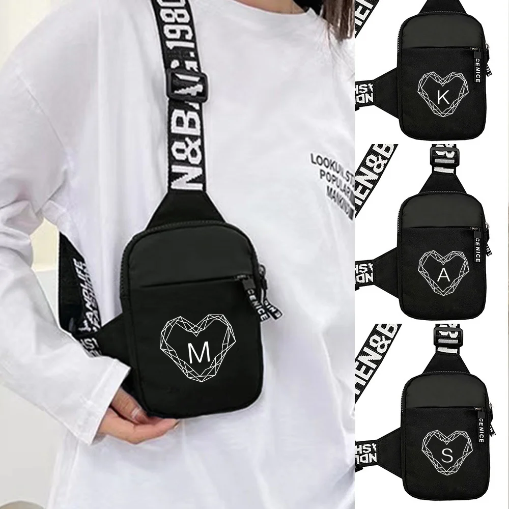

Chest Pack Trendy Multi-functional Large Capacity Casual Multi-functional Printing Series Travel Hiking Men Fashion Chest Bag