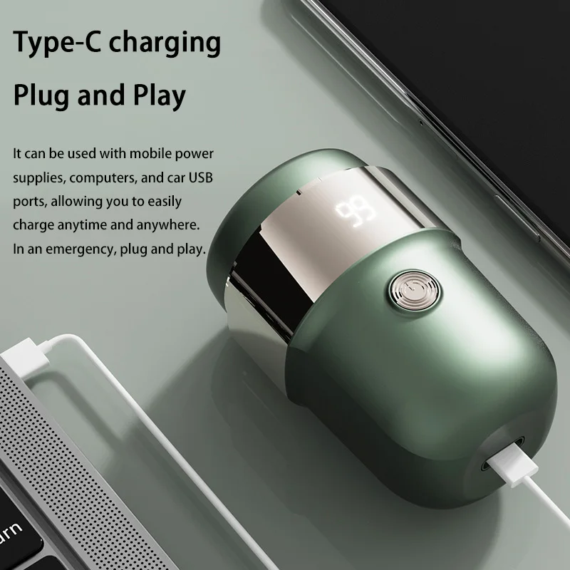 

Мини USB маленькая стальная пушка капсула дорожная электробритва портативный мужской перезаряжаемый нож для бороды подарок для парня