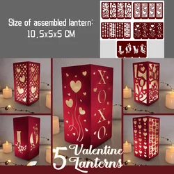 New Valentine's Lantern Metal Cutting Dies for DIY Scrapbooking Album Paper Cards Decorative Crafts Embossing Die Cuts