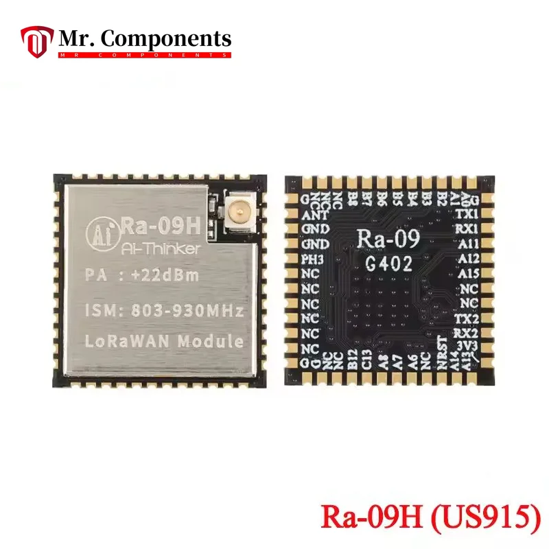 1PCS Ra-09H LoRa Wireless Spread Spectrum Module Supports LoRaWAN Protocol 803MHz-930MHz STM32WLE5CCU6 Chip